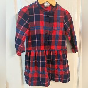 Crewcuts Red and Blue Plaid Dress